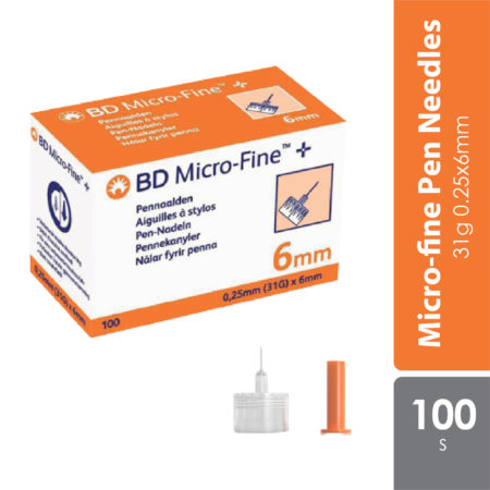 Bd Micro-fine Pen Needles 31g 0.25x6mm Ref 320737 100s