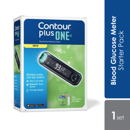 Contour Plus One Meter Starter Pack With Test Strip 25s