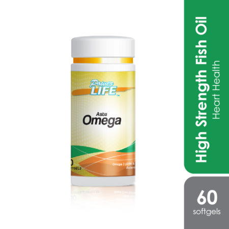Powerlife Asta Omega is high omega-3 for healthy heart, good for diabetes, high cholesterol and high blood pressure.